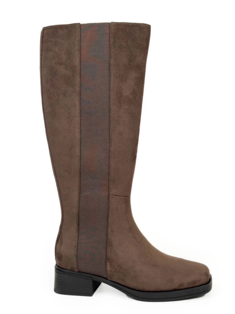 Aerosoles Daria Women’s Knee High Equestrian Faux Suede Java Brown Boots 7W